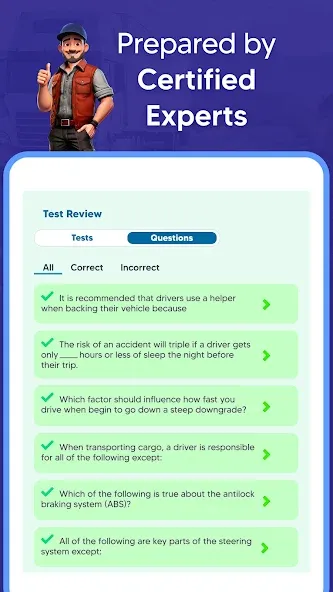 CDL Prep Practice Test 2026 screenshot 20