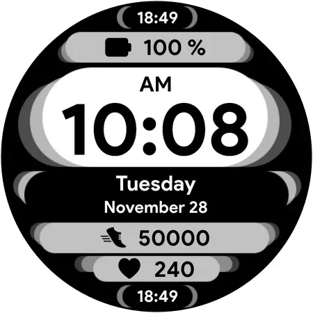 Colorful Cloud - Watch face screenshot 6