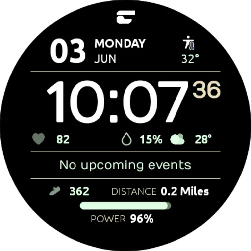 EXD035: Digital Watch Face screenshot 32