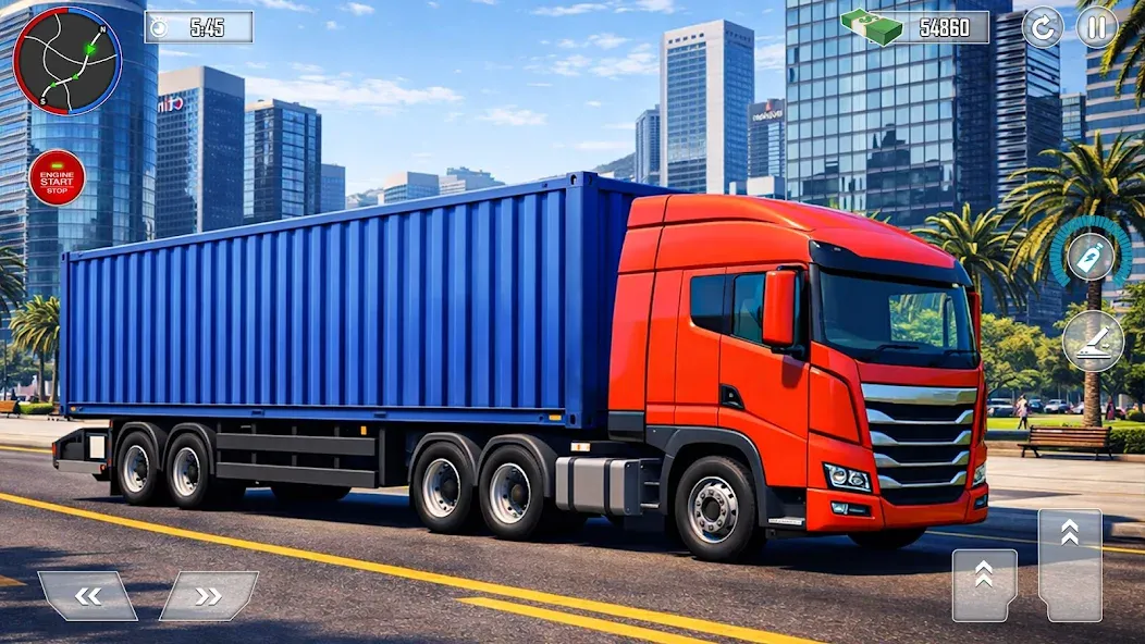 US Real Truck Driver Game 3d screenshot 1