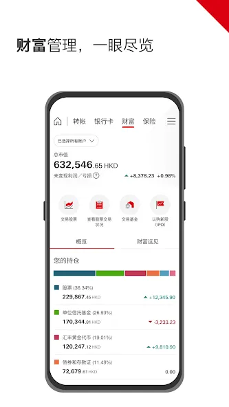 HSBC HK 香港汇丰流动理财应用程序 screenshot 4