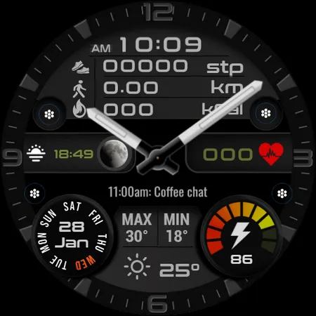 SY40 Watch Face for Wear OS screenshot 32
