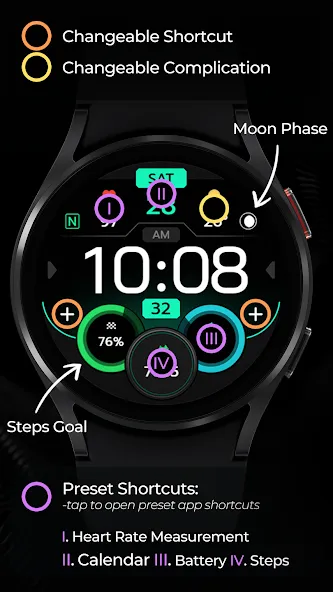 TVV Workout 8 Watch Face screenshot 4