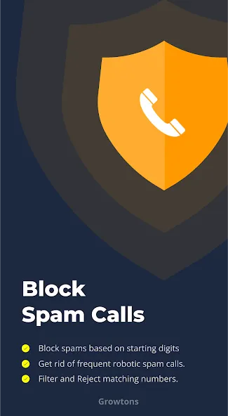 Unknown Call & Contact Blocker screenshot 1