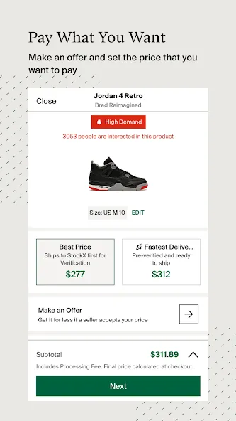 StockX - Sneakers and Apparel screenshot 6