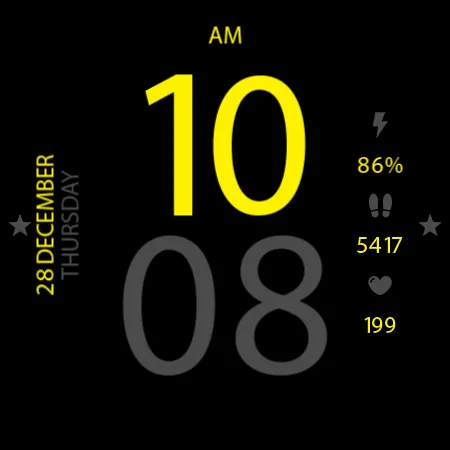 Key036 Digital Watch Face screenshot 28
