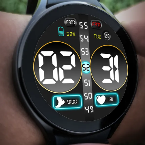 Digital Watch Face Key 011 screenshot 5