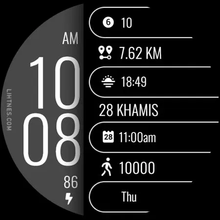Minimal Watch Face 003 screenshot 9