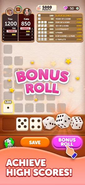 Farkle Dice Roll screenshot 3