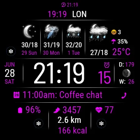 VF Weather Inform Watch Face screenshot 34