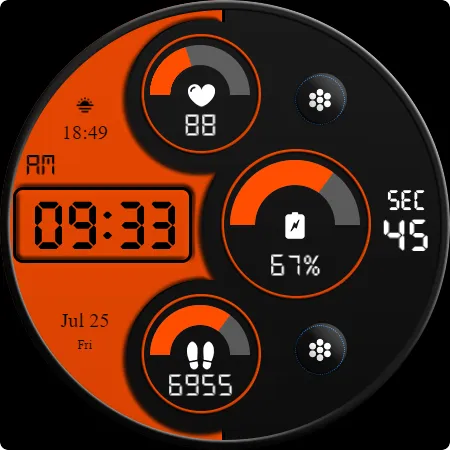 Key WF89 Digital Watch Face screenshot 32