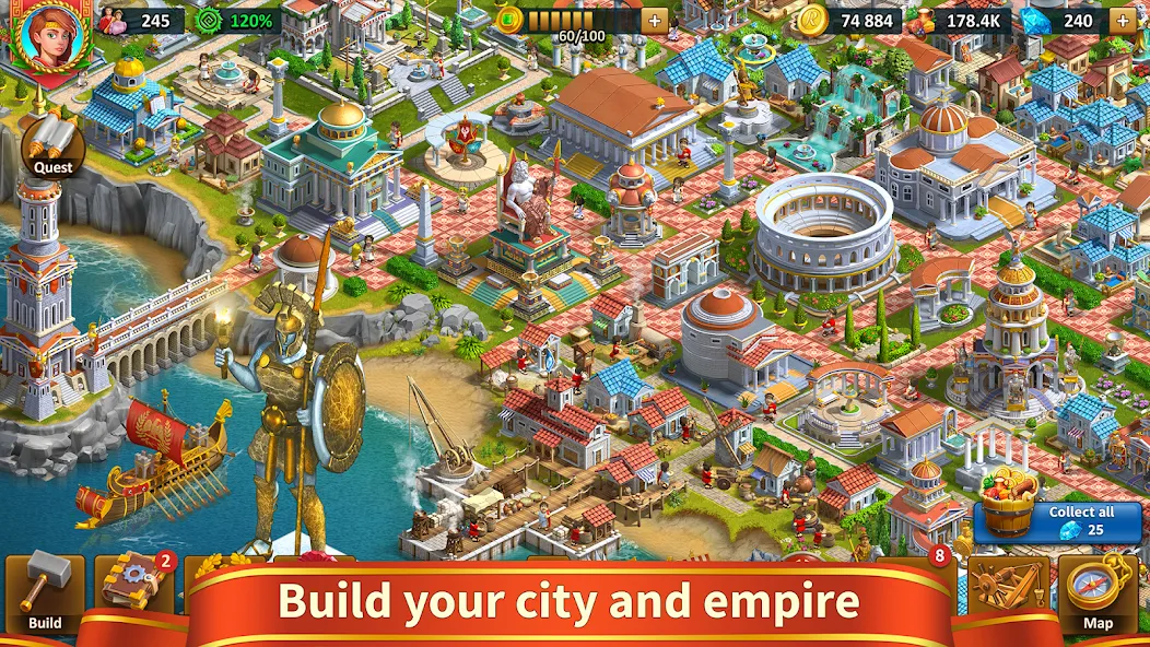 Rise of the Roman Empire: 戦争戦略 screenshot 1