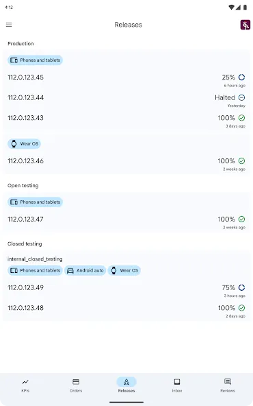 Google Play Console screenshot 9