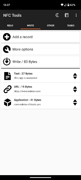 NFC Tools screenshot 3
