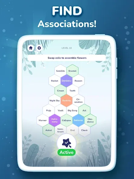 Hexa Words: Sort Associations screenshot 8