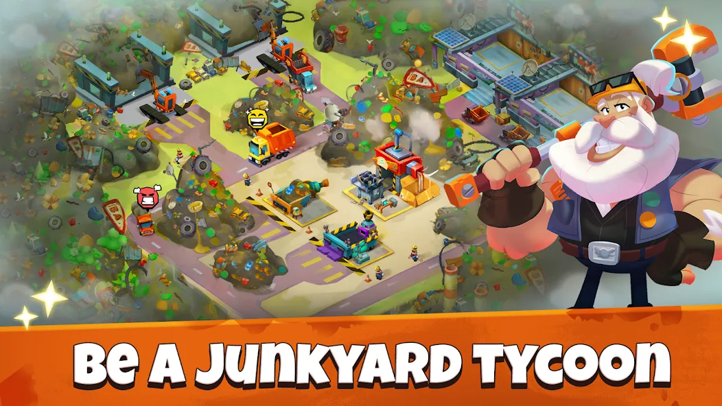Idle Junkyard Tycoon: Be Rich! screenshot 1
