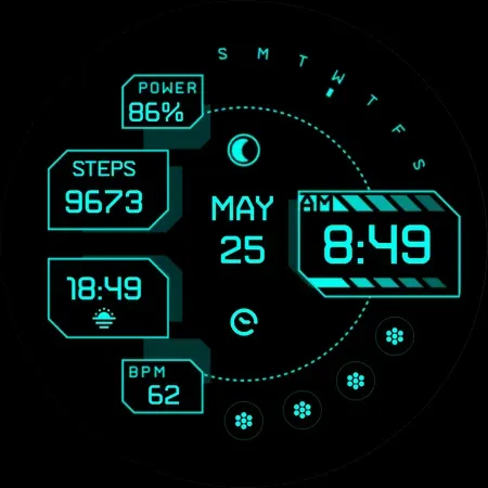 Cyberoid Ultra - watch face screenshot 10