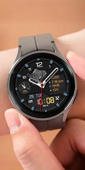 Hybrid TREMAN URX97 Watch face screenshot 6