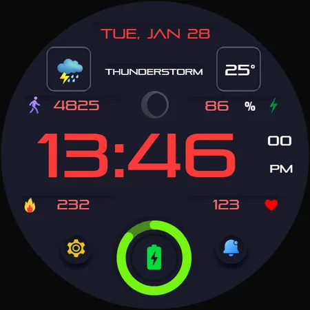 Lucina Digital Watch Face screenshot 34