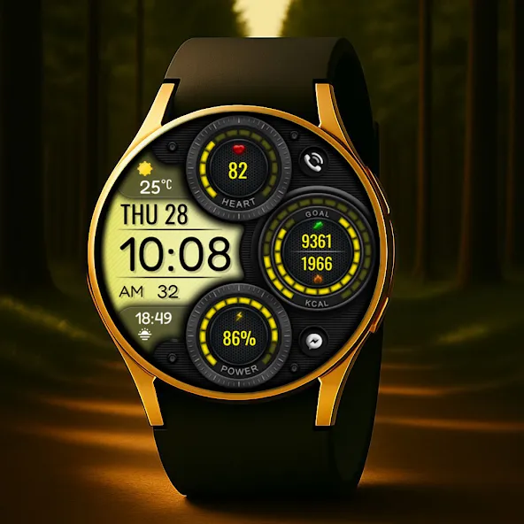 Digital Mingo Watch face screenshot 5