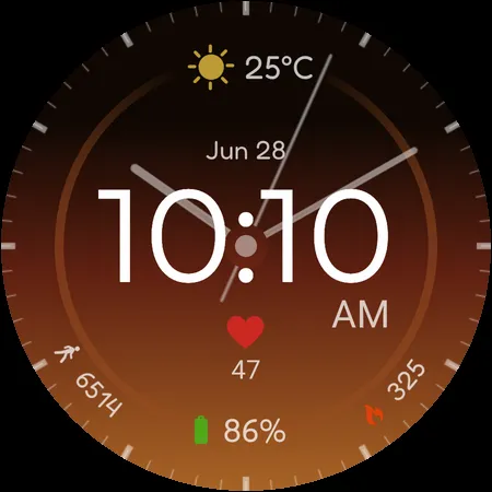 Aurora Horizon Watch Face screenshot 6