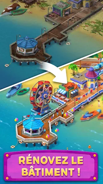 Match Town Makeover・série de 3 screenshot 1