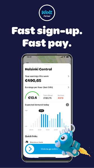Wolt Courier Partner screenshot 3