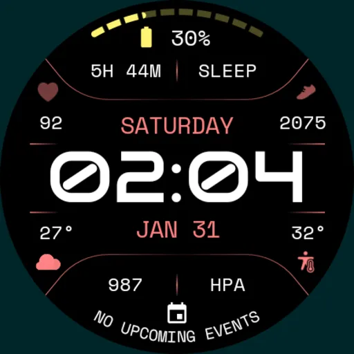 EXD195: Digital Watch Face screenshot 25