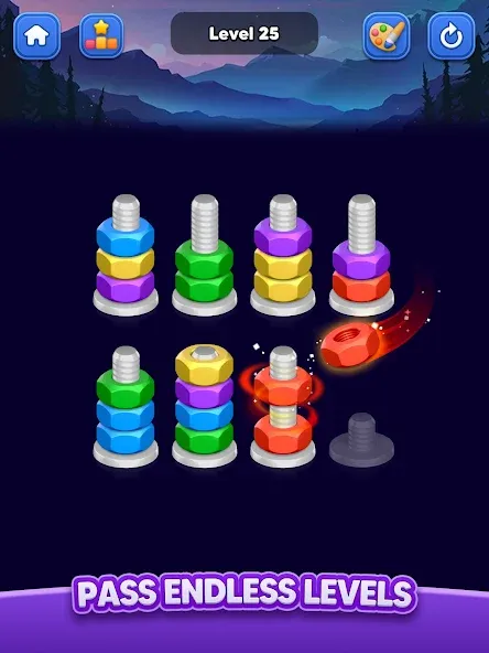 Nut Sort: Color Match Game screenshot 9