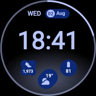 Minimal - Wear OS 3 Watch Face screenshot 4