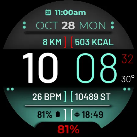 Watch Face WF102 screenshot 8