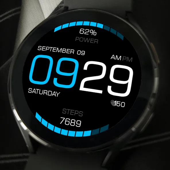 Key088 Futuristic Watch Face screenshot 5
