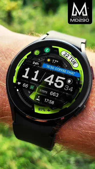 MD290 Digital watch face screenshot 5