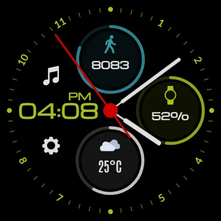 Fusion Rings Watch Face screenshot 7
