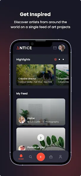 Entice Community screenshot 2