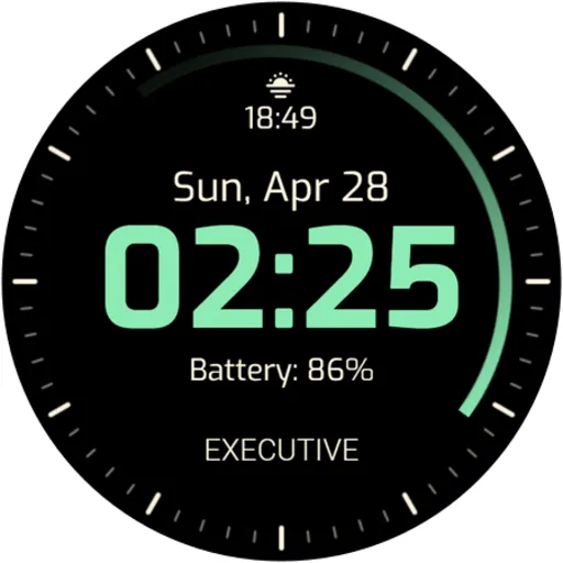 EXD036: Digital Watch Face screenshot 31
