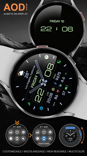 WFP 236 Hybrid watch face screenshot 8