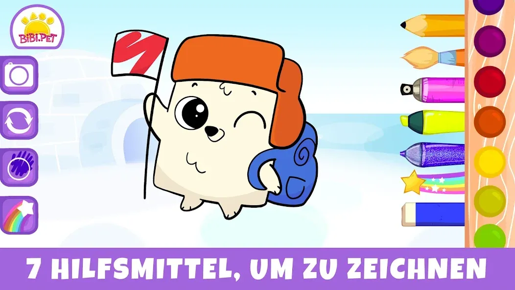 Puzzle und Farben Kinderspiele screenshot 2