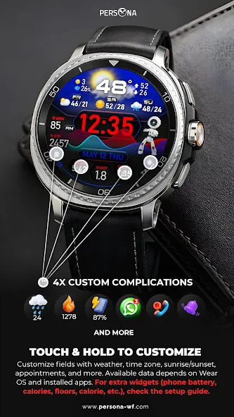 PER33 Ultra Chart Watch Face screenshot 4