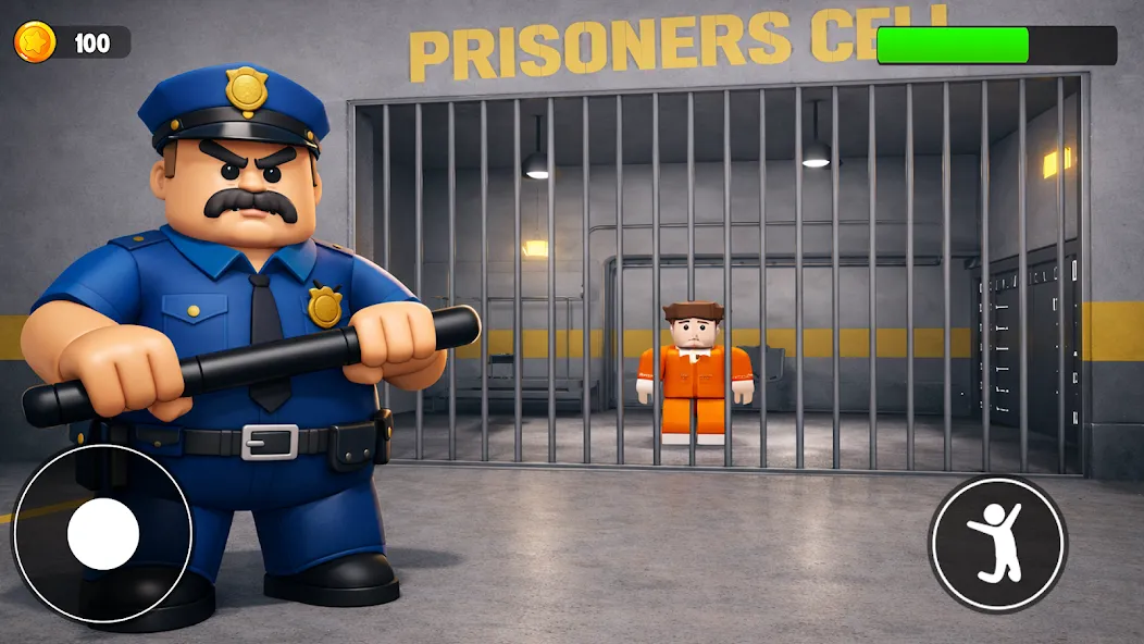 Prison Break Obby Run 3D screenshot 2