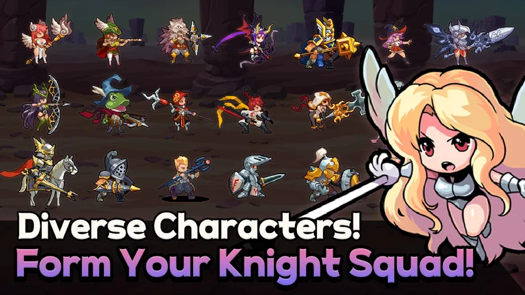 Rush Knights : Idle RPG screenshot 4