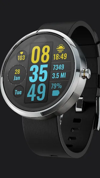 Column Watch Face screenshot 7
