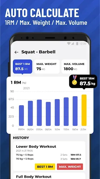 Gym Workout Tracker: Gym Log screenshot 3