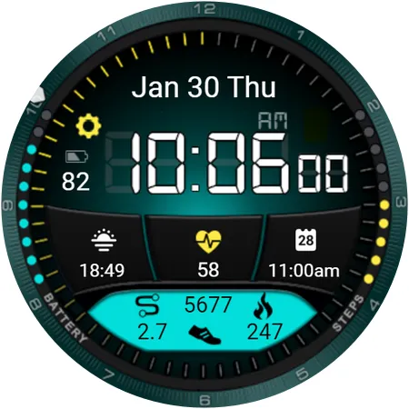 HyperSpace Watch Face screenshot 12
