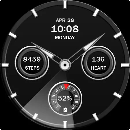 Key WF78 Classic Watch Face screenshot 25