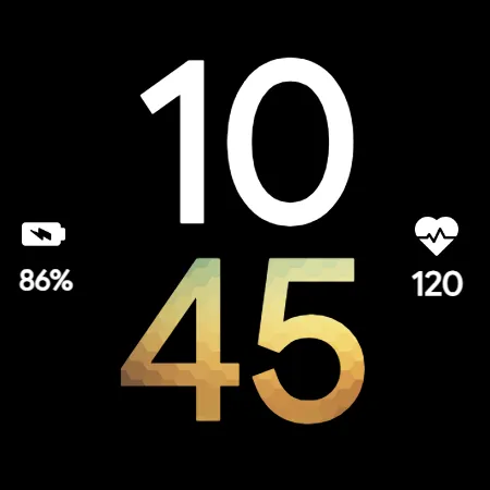 Modern Bold Digital WatchFace screenshot 22