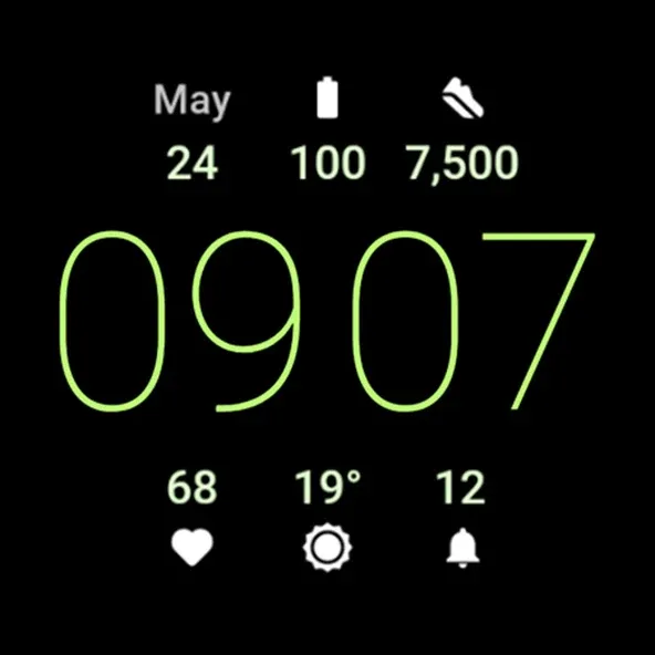 Simple Digital Watch Face screenshot 14