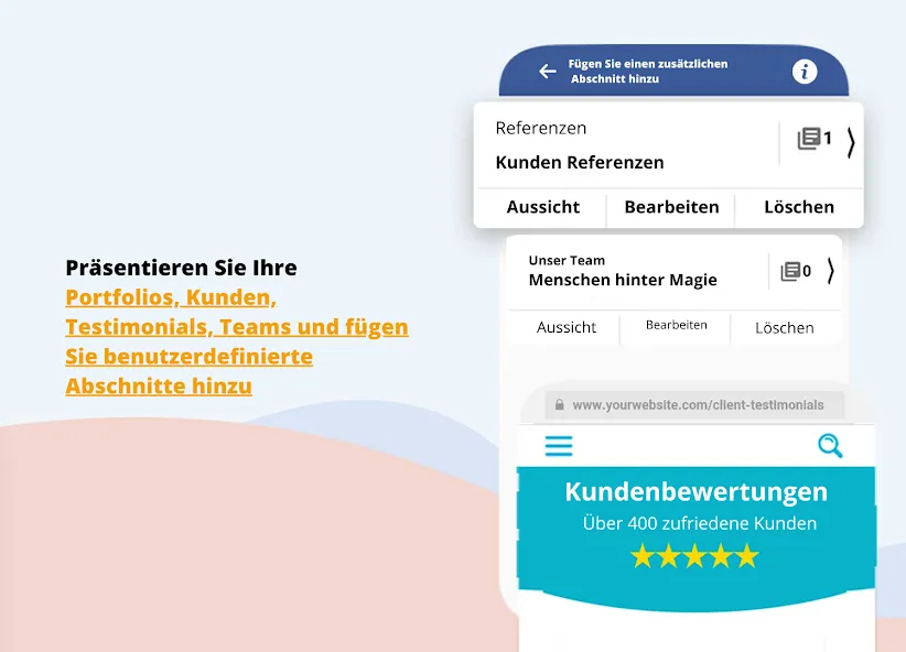 Sofortige Website-Builder-App screenshot 21