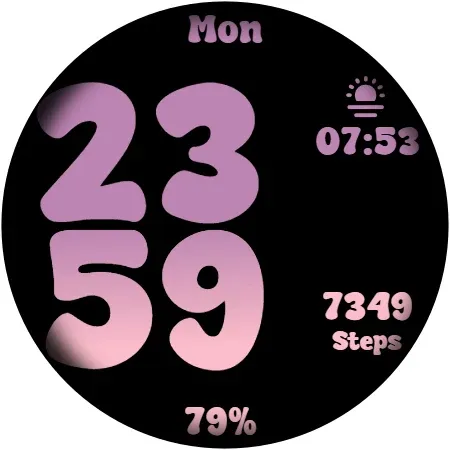 BIG Happy Watch Face screenshot 11