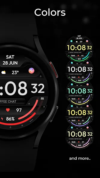 TVV Workout 5 Watch Face screenshot 2
